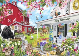 Bluebird: Spring Green Farm (500) lentepuzzel