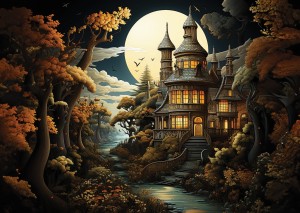 Art Puzzle: Roccoco Mansion (2000) legpuzzel