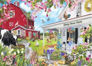 Bluebird: Spring Green Farm (1500) lentepuzzel