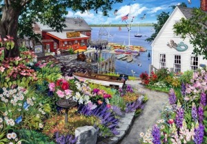 Bluebird: Coastal Garden (1000) legpuzzel