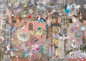 Schmidt: Ilona Reny - Pink Beauty (1000) legpuzzel