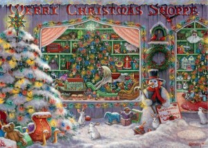 Ravensburger: The Christmas Shop (500) kerstpuzzel