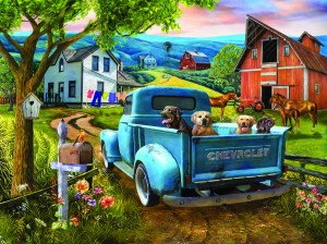 SunsOut: A Joy Ride to the Farm (300XXL) legpuzzel