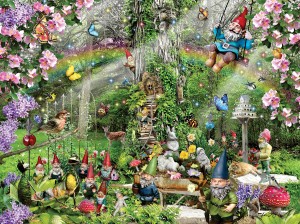 SunsOut: Gnomes Playground (300XXL) legpuzzel