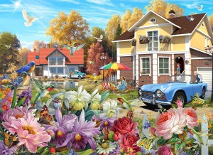 SunsOut: Sunny Yard (500XL) legpuzzel