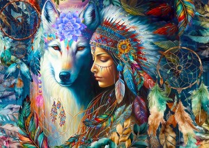 Enjoy: Native Princess (1000) legpuzzel