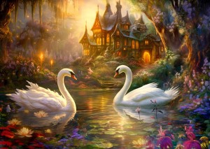 Enjoy: Swan Song (1000) legpuzzel