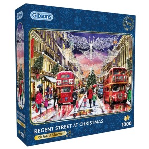 Gibsons: Regent Street at Christmas (1000) kerstpuzzel