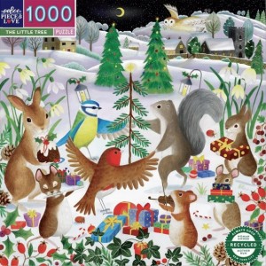 Eeboo: The Little Tree (1000) kerstpuzzel