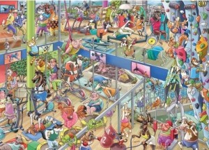Heye: Pet Gym (1000) legpuzzel