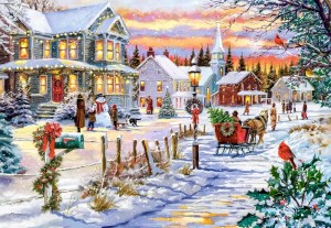 Castorland: Christmas Tree is Coming (1000) kerstpuzzel