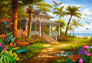 Castorland: Palm House (1500) legpuzzel