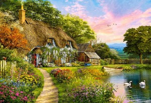 Castorland: Countryside Cottage (1500) legpuzzel