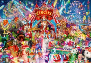 Bluebird: A Night at the Circus (1000) legpuzzel