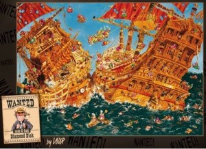Heye: Wanted - Diamond Dick (1000) legpuzzel