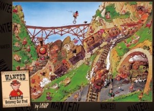 Heye: Wanted - Getaway Car Fred (1000) legpuzzel
