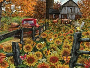 SunsOut: Sunflower Farm (500XL) legpuzzel
