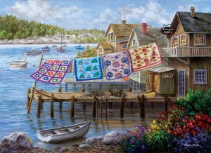 SunsOut: Dockside Quilts (500XXL) legpuzzel