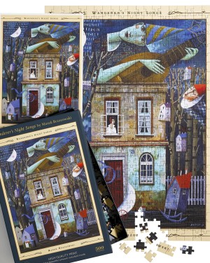 Art and Fable: Wanderer's Night Songs (500) verticale puzzel