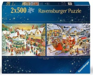 Ravensburger: Christmas Collection Nr 1 (2x500) kerstpuzzels