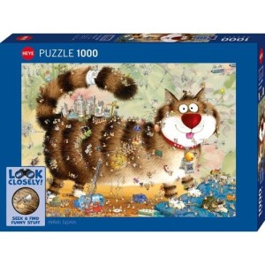 Heye: Seek and Find - At the Cat (1000) legpuzzel