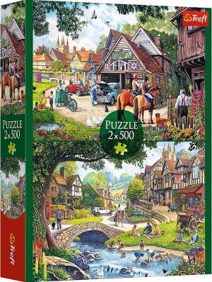 Trefl: Idyllic Life (2x500) legpuzzels