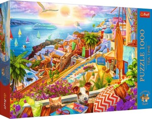 Trefl: Visit Santorini (1000) legpuzzel