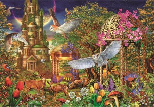 Clementoni: Woodland Fantasy Garden (1500) legpuzzel