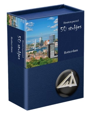 Tucker's Fun Factory: Rotterdam (50) houten legpuzzel