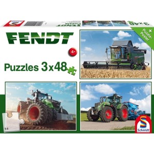 Schmidt: Fendt 3in1 (3x48) kinderpuzzels