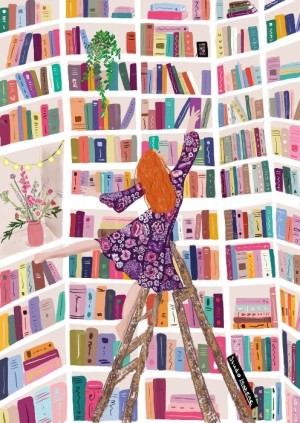 Magnolia: Books are my friend (1000) verticale puzzel