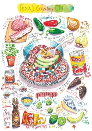 Magnolia: Texas Cowboy Chili (1000) verticale puzzel