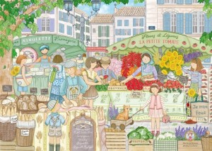 Magnolia: Provence Markets (1000) legpuzzel