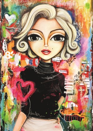 Magnolia: Marilyn (1000) verticale puzzel