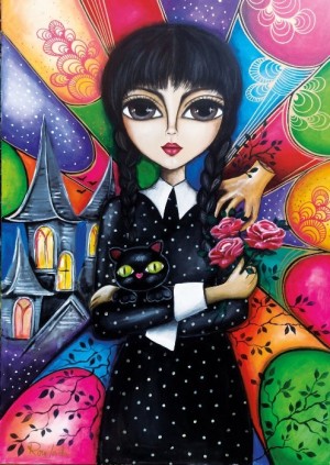 Magnolia: Strange Girl (1000) verticale puzzel