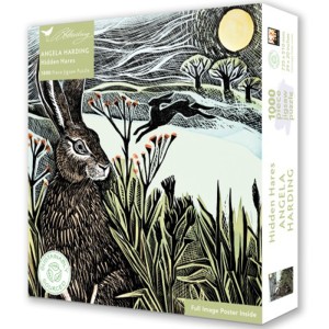 Flame Tree: Angela Harding - Hidden Hares (1000) verticale puzzel