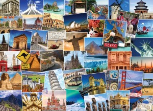 Eurographics: Globetrotter World (1000) legpuzzel