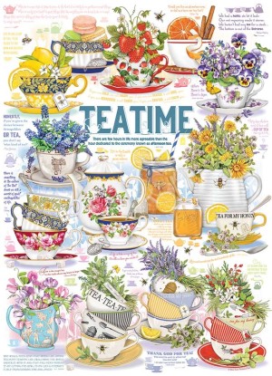 Cobble Hill: Tea Time (1000) verticale puzzel