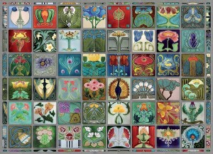Cobble Hill: Art Nouveau Tiles (1000) legpuzzel