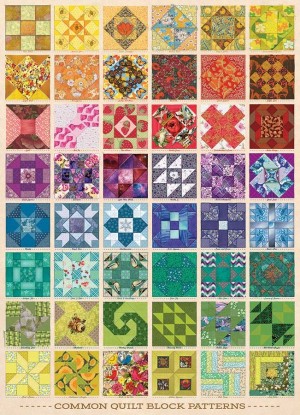 Cobble Hill: Common Quilt Blocks (1000) legpuzzel