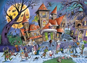 Cobble Hill: Haunted House (350XL) halloweenpuzzel