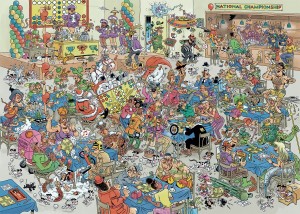 Jan van Haasteren: NK Mens erger je niet (1000) legpuzzel