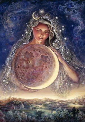 Grafika: Josephine Wall - Moon Goddess (1000) verticale puzzel