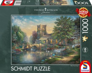 Schmidt: Thomas Kinkade - Willow Wood Chapel (1000) puzzel
