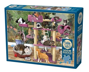 Cobble Hill: Jungle Cats (500XL) kattenpuzzel
