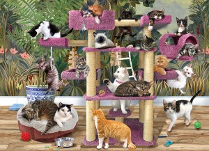 Cobble Hill: Jungle Cats (500XL) kattenpuzzel