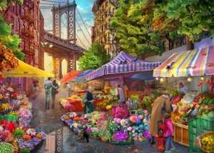Bluebird: Flower Market Brooklyn (500) legpuzzel