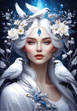 Bluebird: Hera - Soul of Nature Collection (1000) verticale puzzel