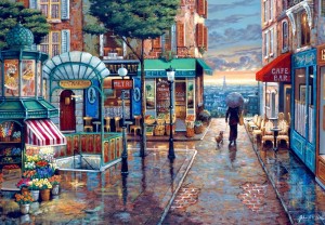 Bluebird: Rainy Day Stroll (1000) legpuzzel