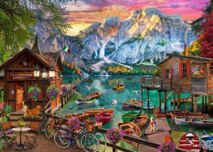 Bluebird: Lago Di Braies (500) legpuzzel